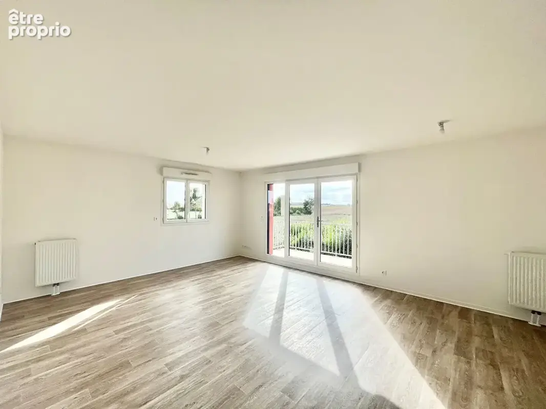 Appartement Bieville Beuville 3 pièce(s) 66,03 m2 - VENDU LIBRE- balcon terrasse - belle orientation - parkings - photo 4