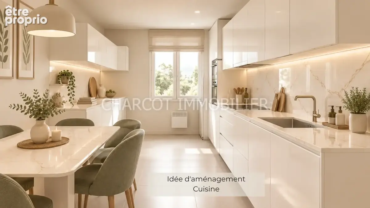 EXCLUSIVITÉ   LYON 5ème, près Point du Jour, appartement T4 traversant de 95 m2 + terrasse / Garage en sus - photo 2