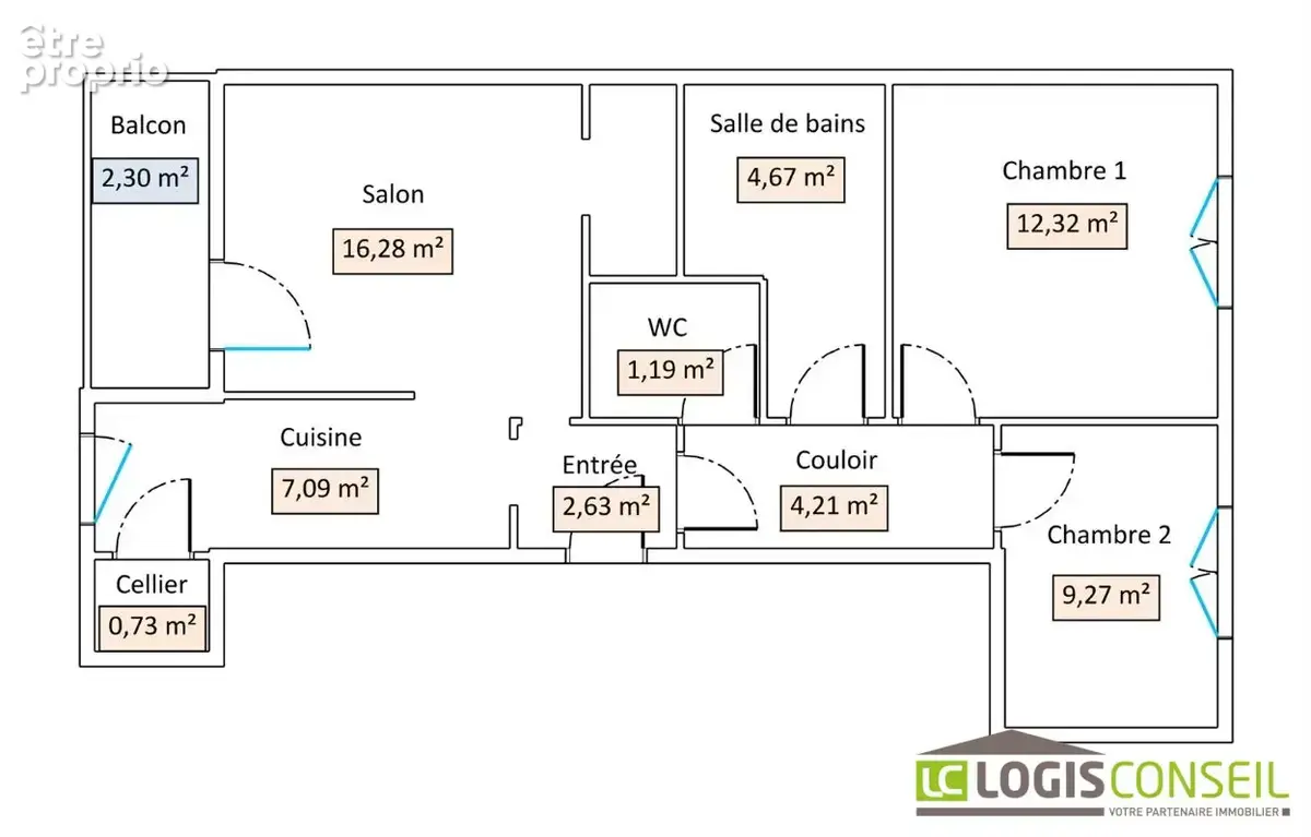 Appartement 3 pièces 58 m² à vendre à Chatillon (92320) - photo 9