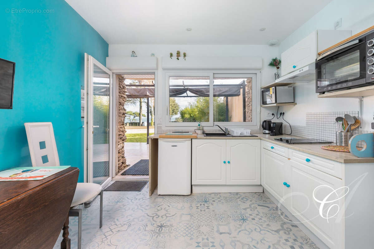 Pêcherie, rez-de-chaussée, cuisine - Maison à CANCALE