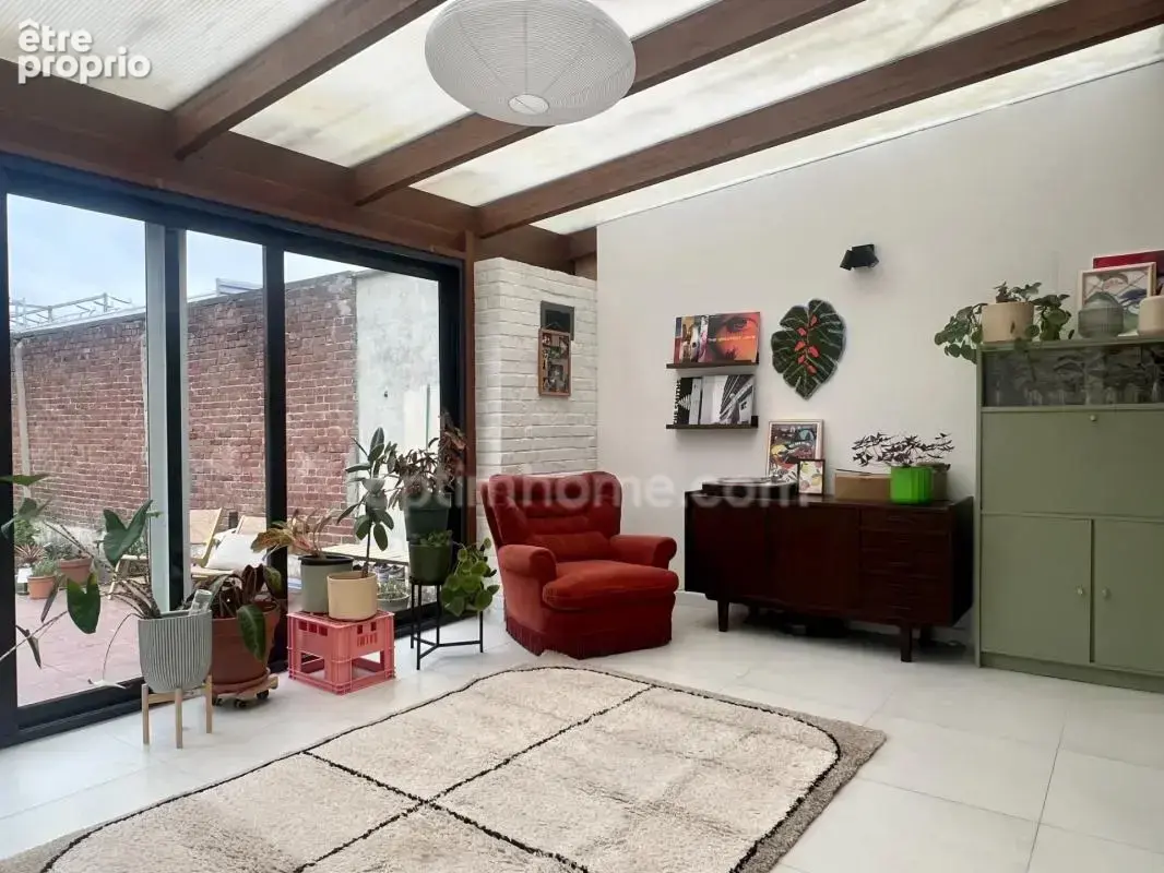 Maison de 95 m2 avec 3 chambres et un bureau - jardin - photo 5