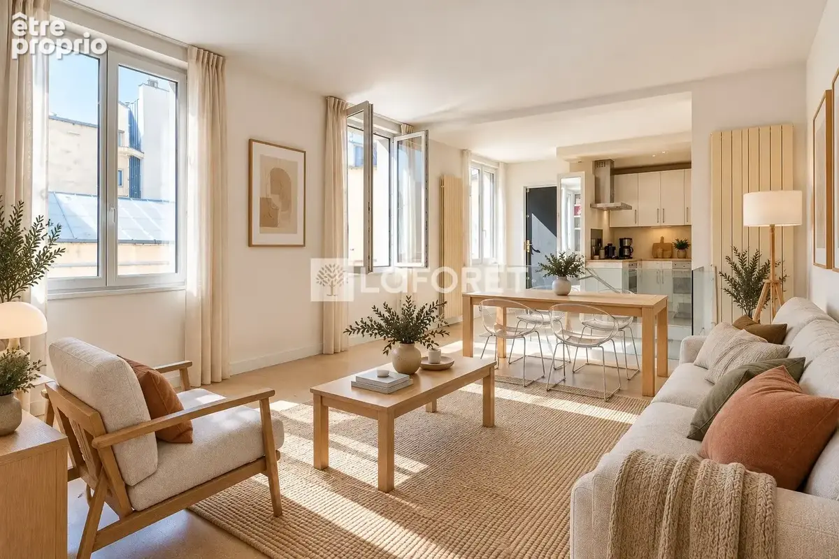 Appartement Paris 3 pièce(s) 68.40 m2 - photo 1