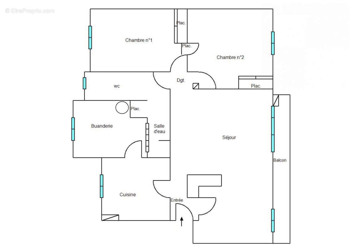 Plan - Appartement à SETE