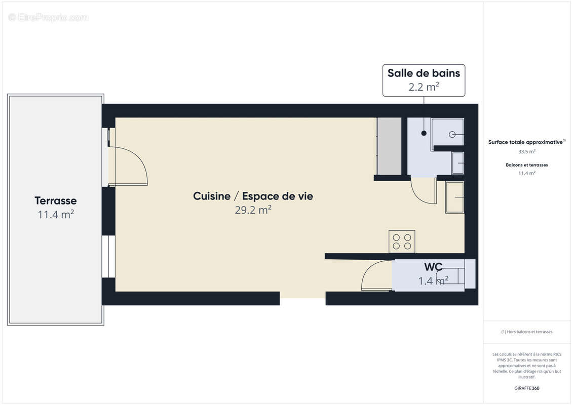 Appartement à LA RAVOIRE