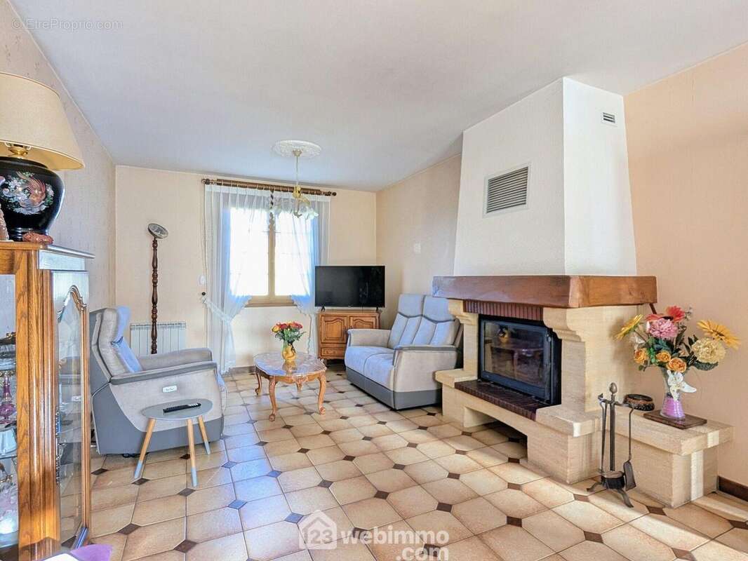 Partie salon - Maison à SABLE-SUR-SARTHE