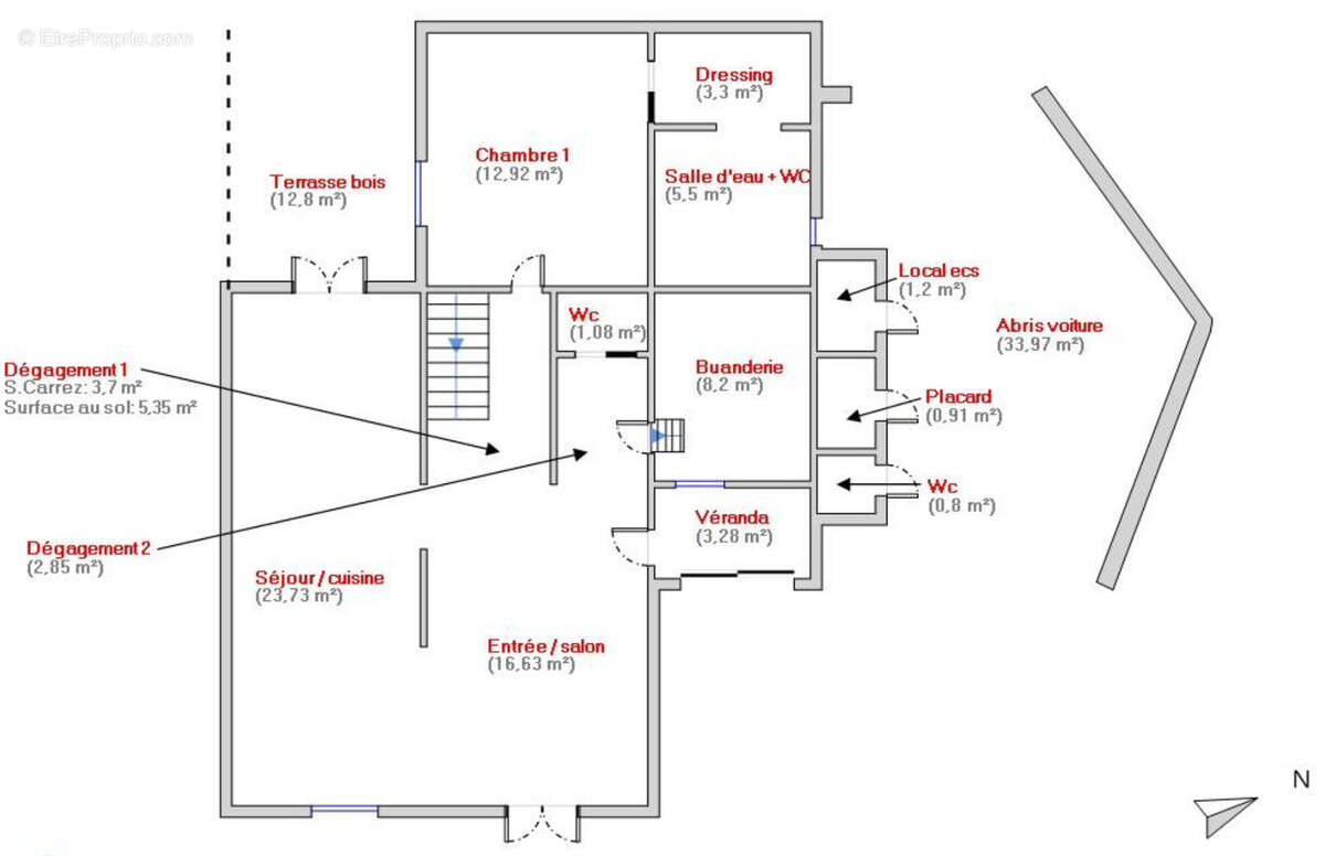 Maison à LAUDUN-L'ARDOISE