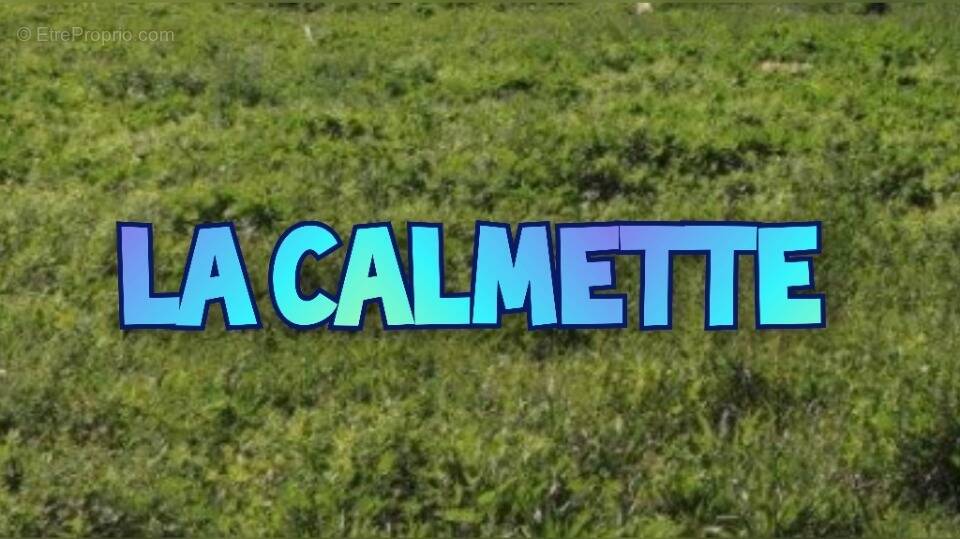 Terrain à LA CALMETTE