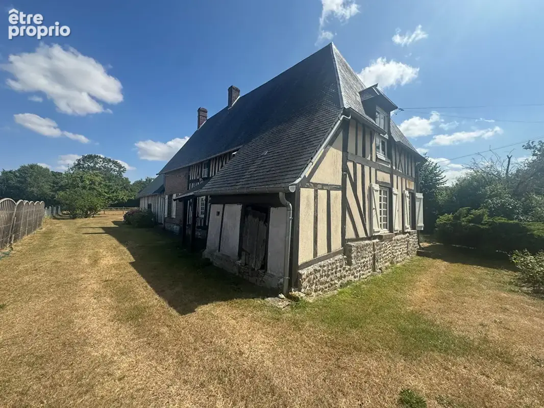 Maison normande à rénover ? 85 m² ? Terrain arboré de 2 498 m² - photo 2