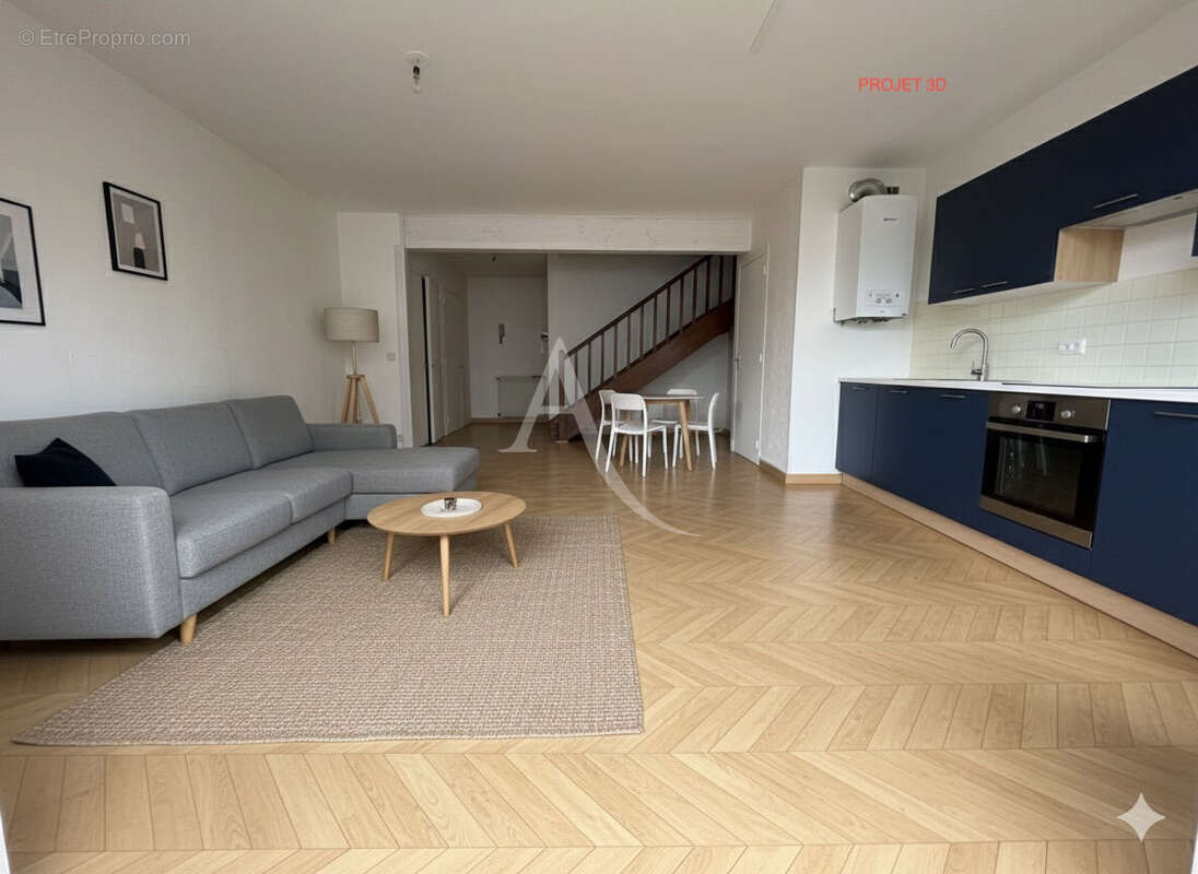 Centre ville Appartement T2 duplex et 2 balcons - photo 3