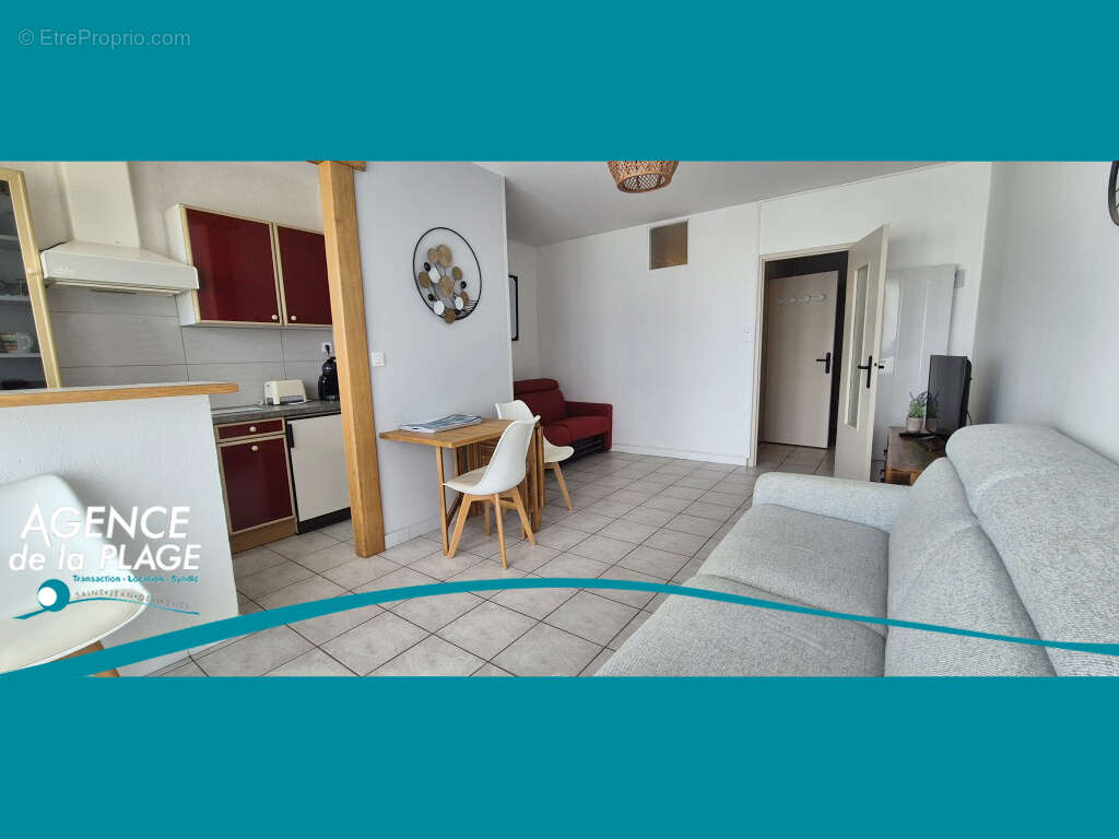 Appartement à vendre à Saint Jean De Monts - studio alcôve vue mer - photo 2