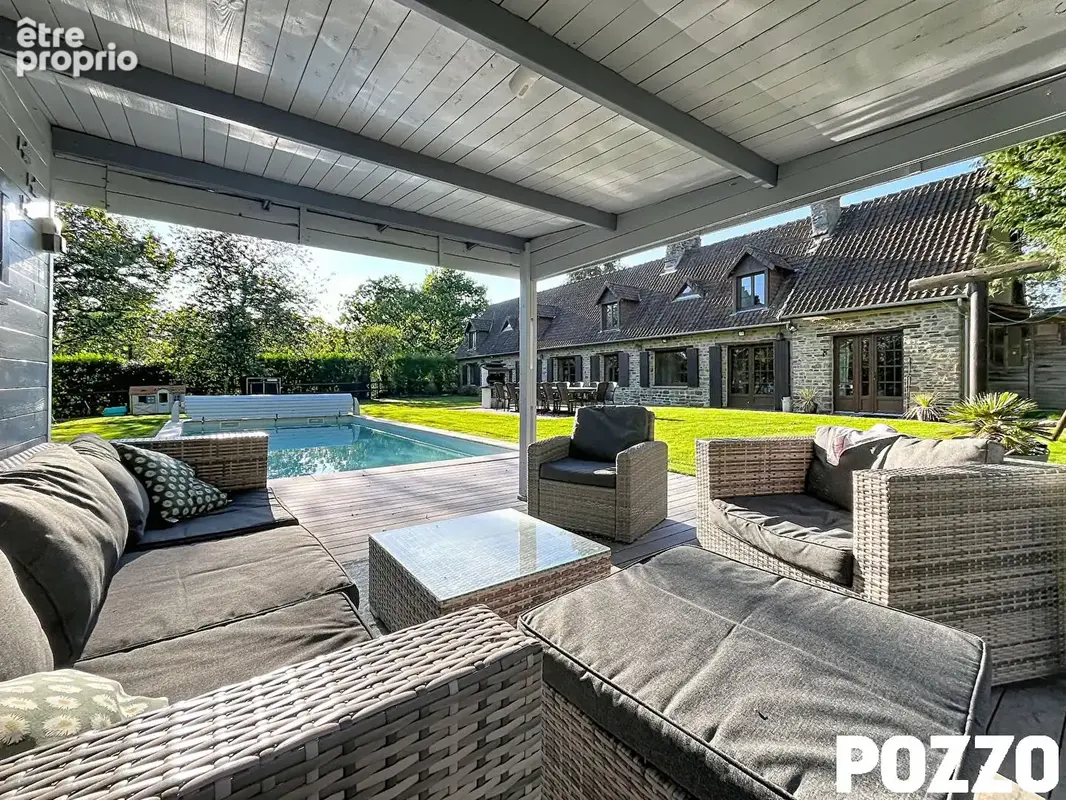 A vendre, maison en pierres avec piscine chauffee à souleuvre en bocage (14350) - photo 4