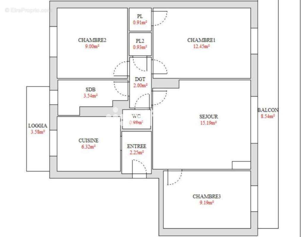 Appartement à MARSEILLE-15E