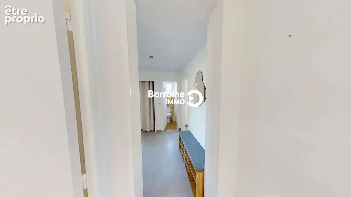 A vendre- lorient-keryado  appartement t3 de 60 m²- balcon-stationnement-vue degagee - photo 9