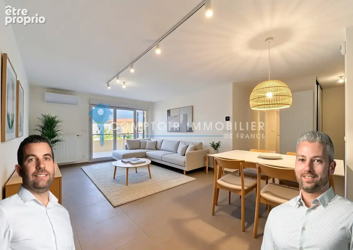 Appartement a vendre - montbonnot 38330 - agence immobiliere - grande terrasse -  neuf - immobilier - gresivau - photo 1