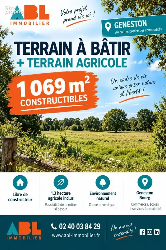Terrain à GENESTON