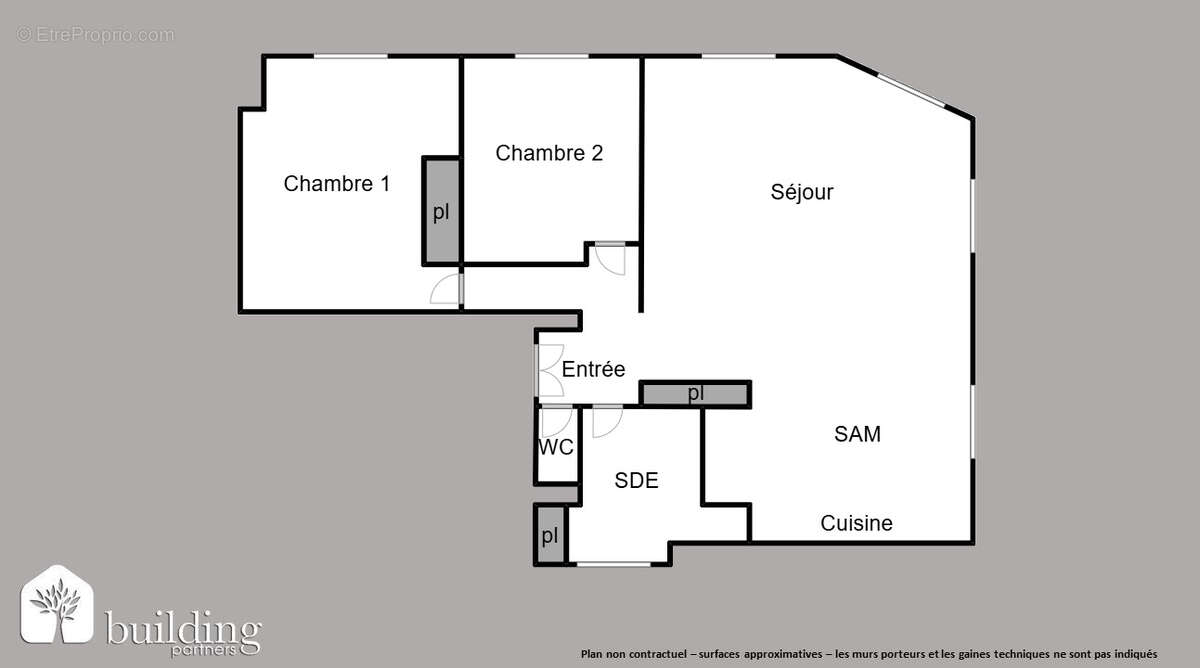 Appartement à LEVALLOIS-PERRET