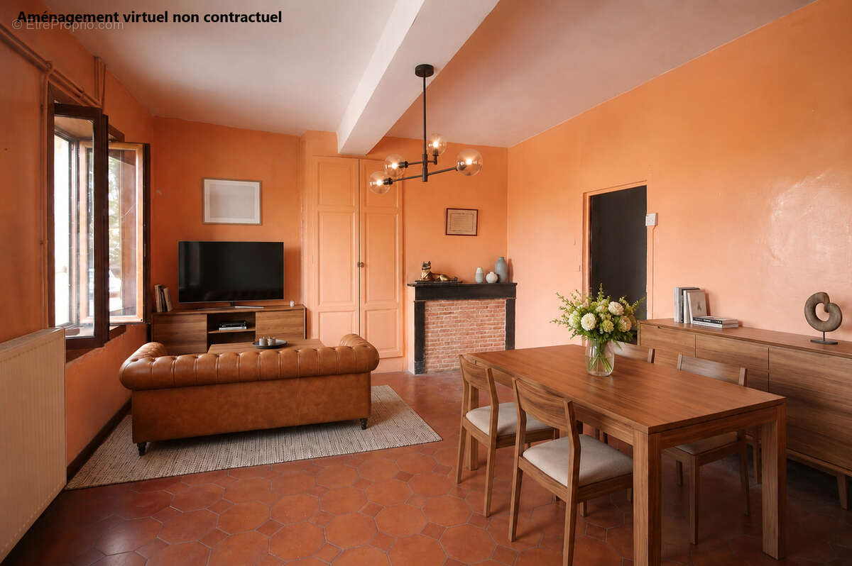 OINGT Maison en pierres de 166 m² + jardin attenant et vue - photo 5