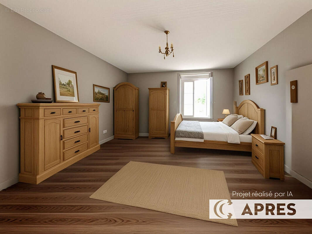 Longère en pierre à rénover à Saint-Aubin-d'Aubigné 60m² - photo 7