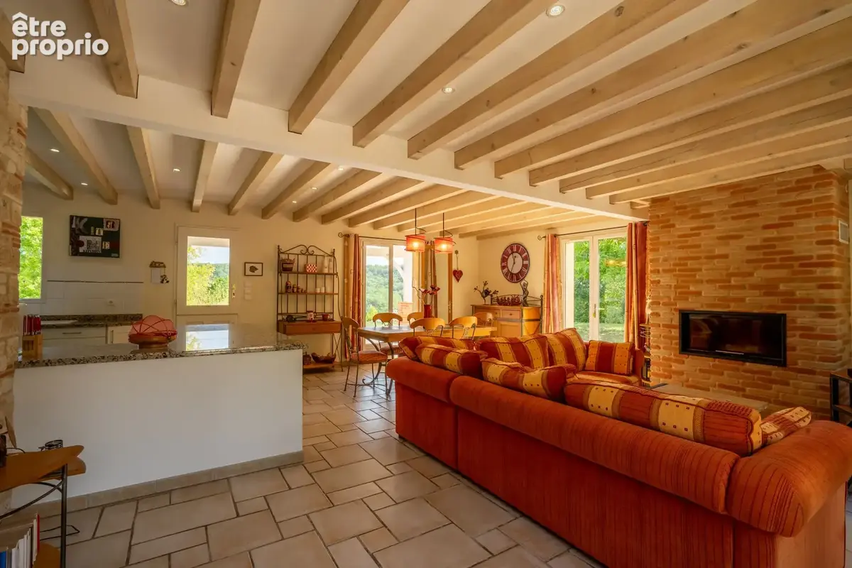 Belle maison contemporaine avec piscine, grand terrain et vue sur la campagne - photo 9