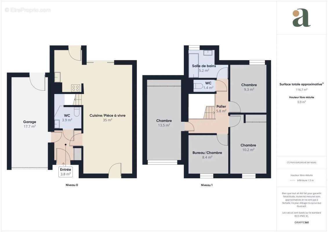 Appartement à BOUGUENAIS