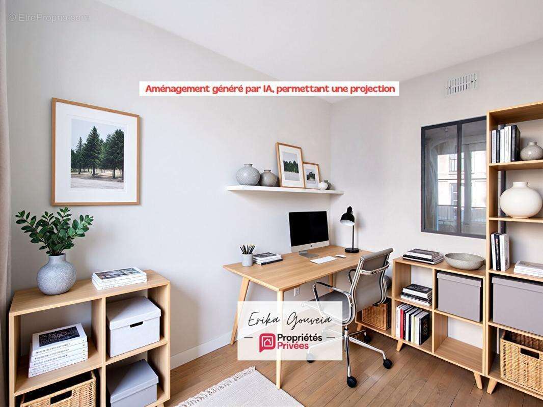 Perret 5 pieces rénové 100m² - vue hôtel de ville - double balcon - stationnement - photo 14
