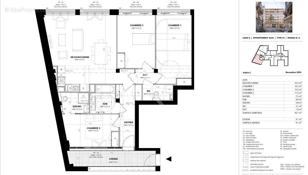 Appartement à PARIS-16E