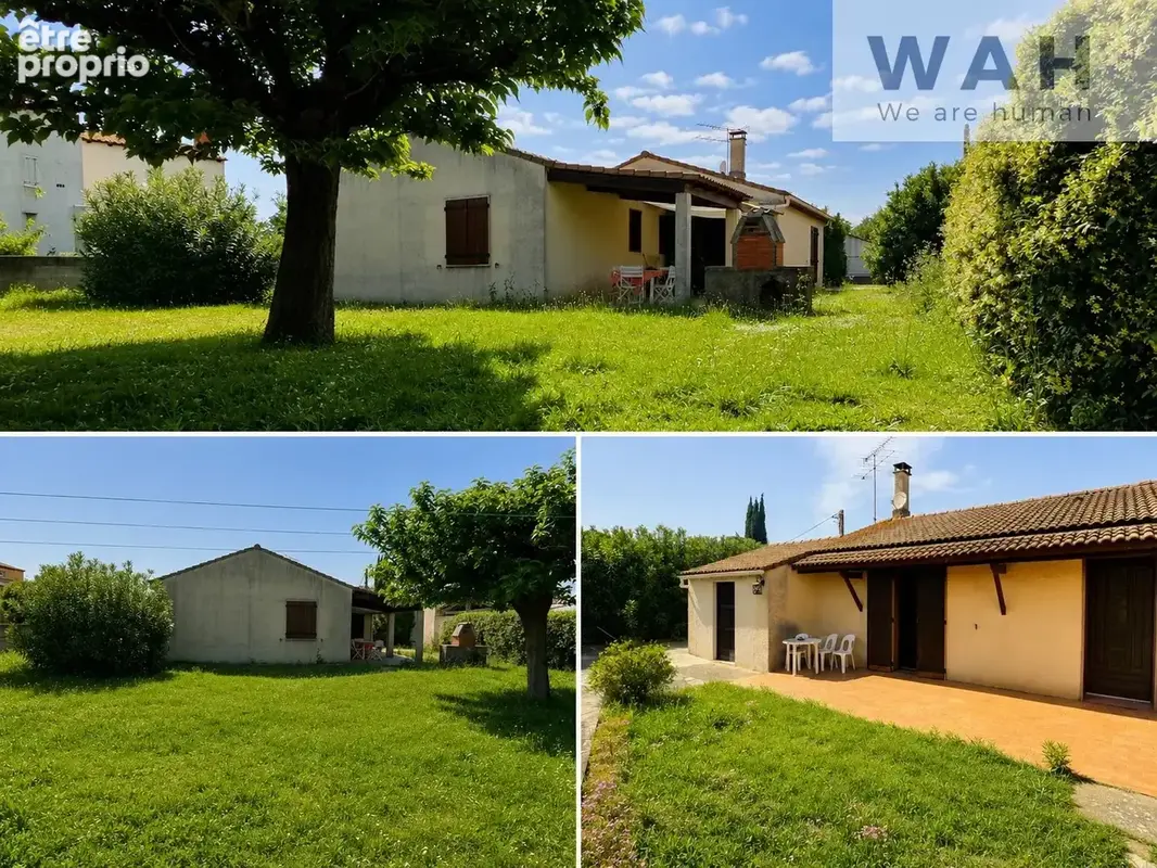 Maison de plain-pied 4 pièces   90 m2 avec grand terrain pis - photo 2