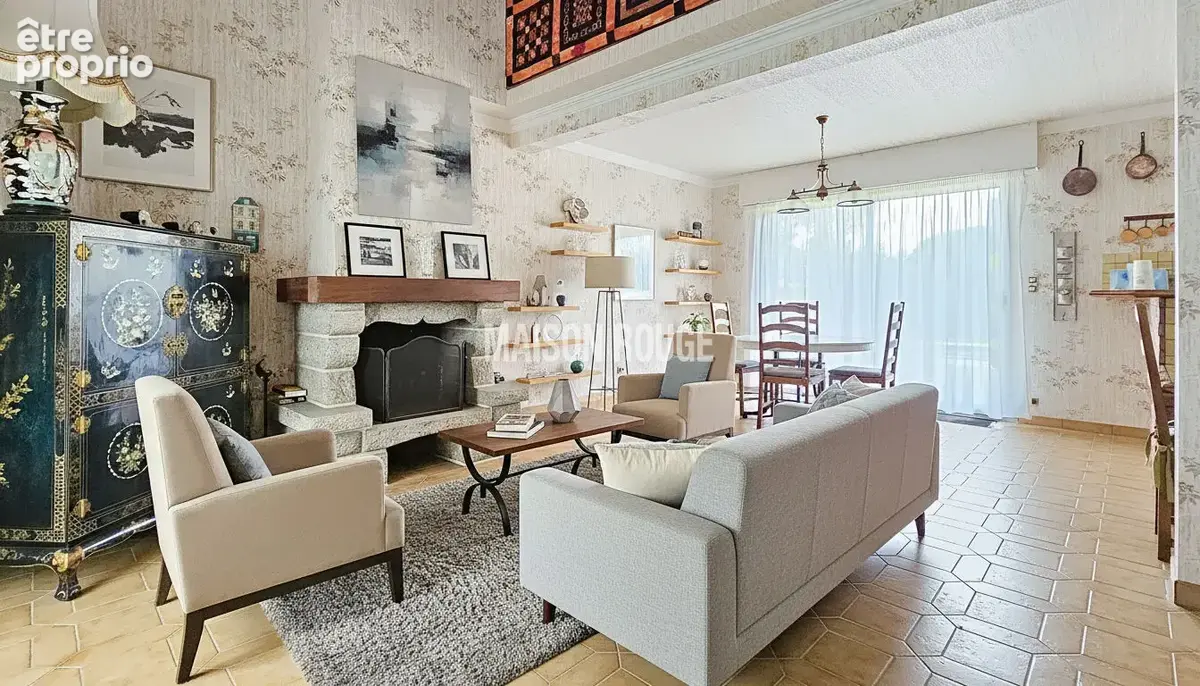 Propriété d'exception à Saint Gildas de Rhuys Deux maisons, 7 chambres, piscine chauffée, commerces et plages à pied - photo 4