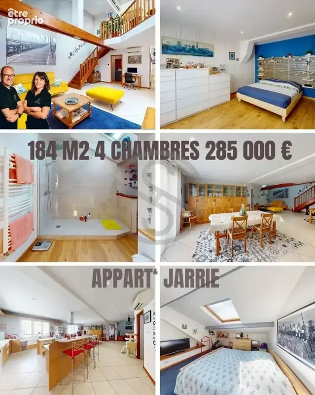 Appartement Duplex Jarrie 5 pièce(s) 184 m2 - Lumineux et parfaitement entetenu - photo 2