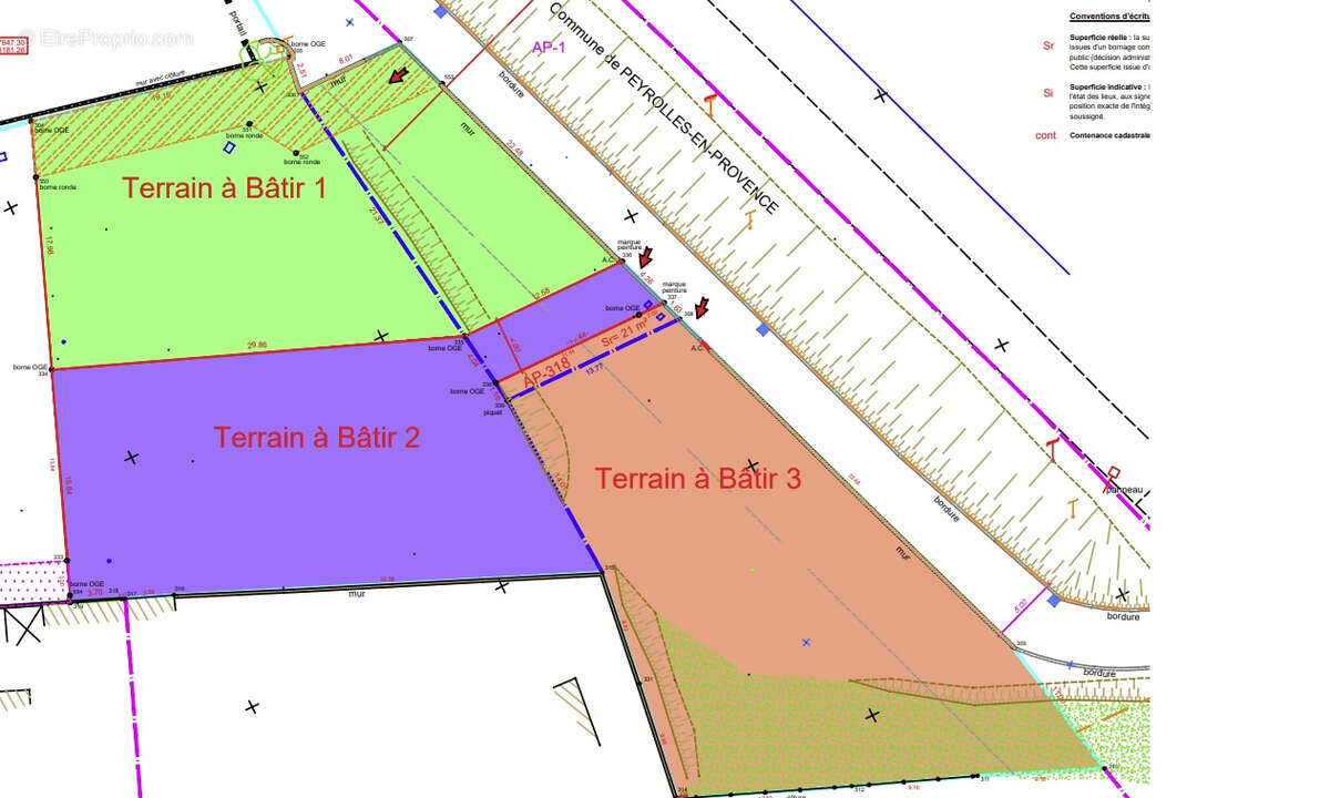 Terrain à vendre de 772 m² à Peyrolles en Provence - Réf. 714 - photo 4