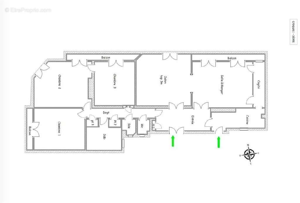 Appartement à PARIS-16E