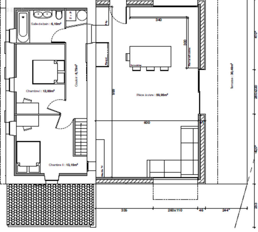 Maison à SAINT-SAUVEUR-DE-MEILHAN