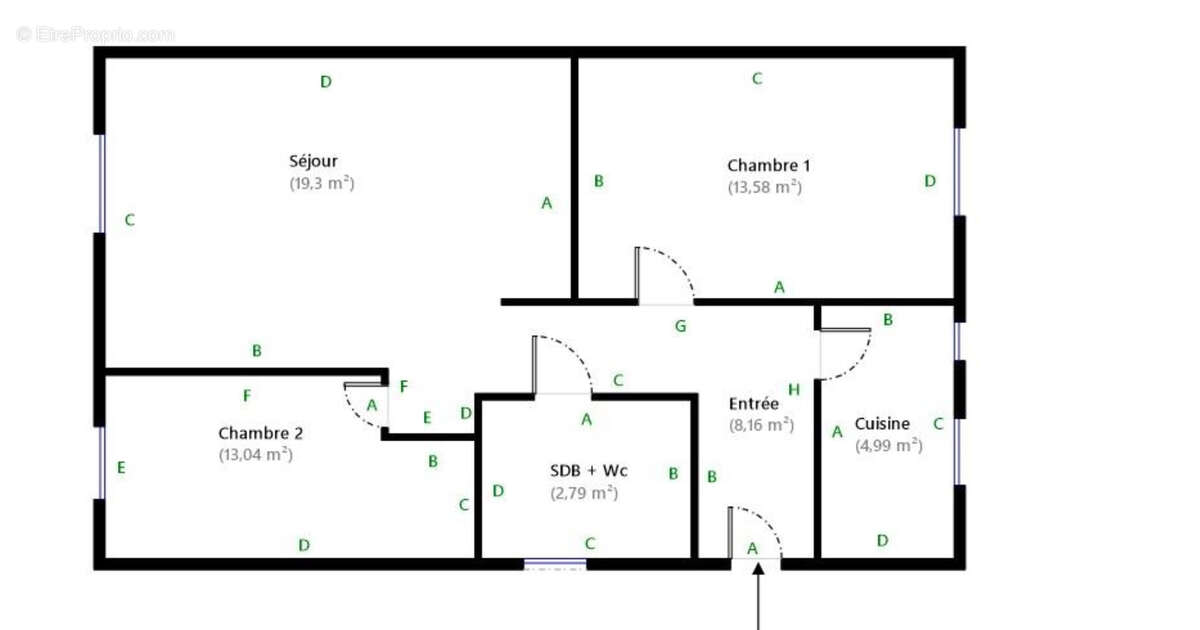 Appartement à PARIS-18E