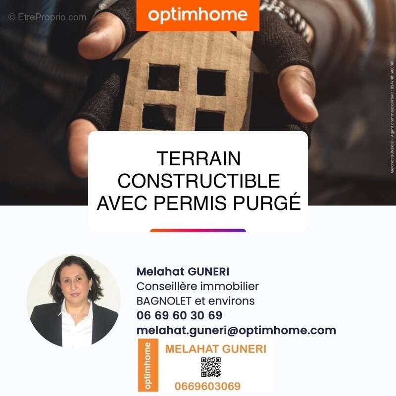 Terrain à BAGNOLET