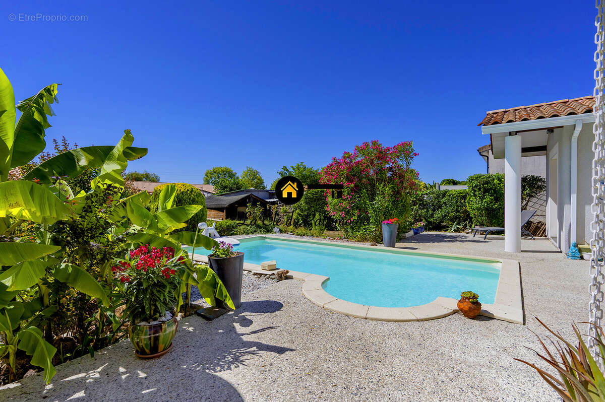 Maison de plain pied 4 pieces - 118 m2 -  piscine -garage- terrain de 857 m2 - st andre de cubzac - photo 2