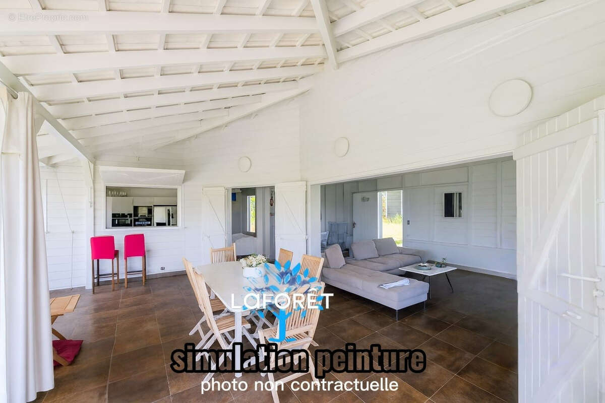 A vendre - villa t4  atypique - 150 m2 - vue mer - piscine - case-pilote - photo 15