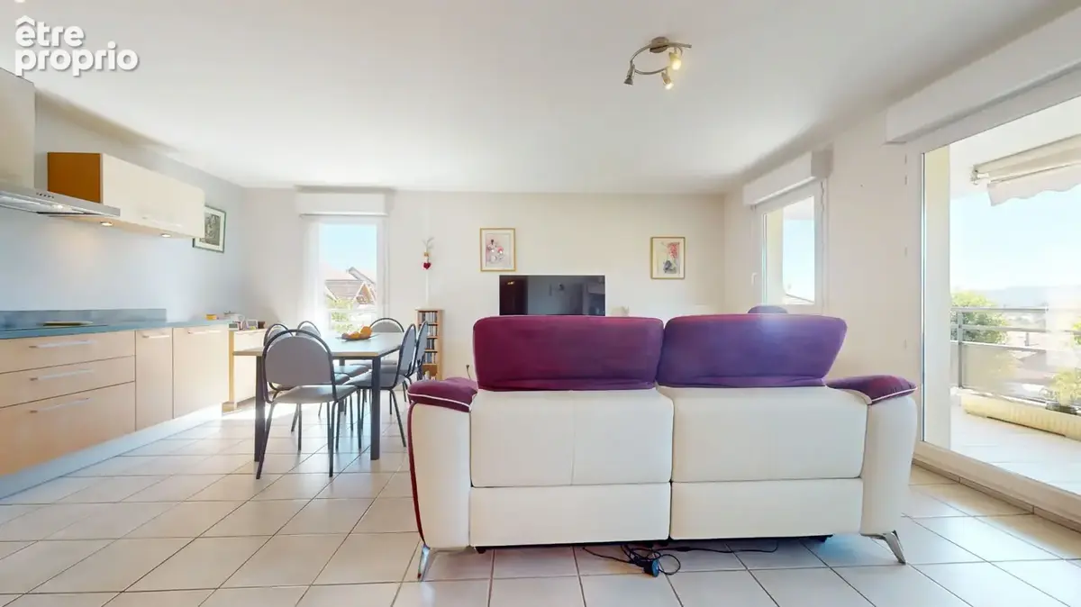 Agence immobiliere laforet - exclusivite - "nepeta" - annecy / pringy - appartement t3 de 63,86m²  - terrasse 15m² - dernier eta - photo 4