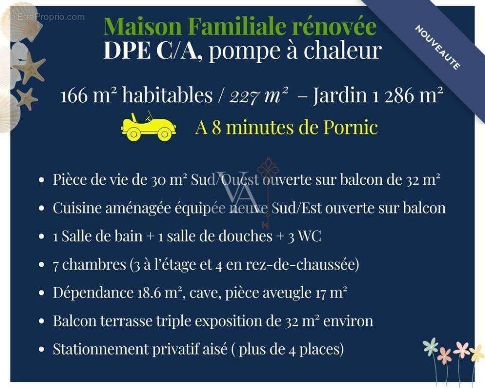 Maison à PORNIC