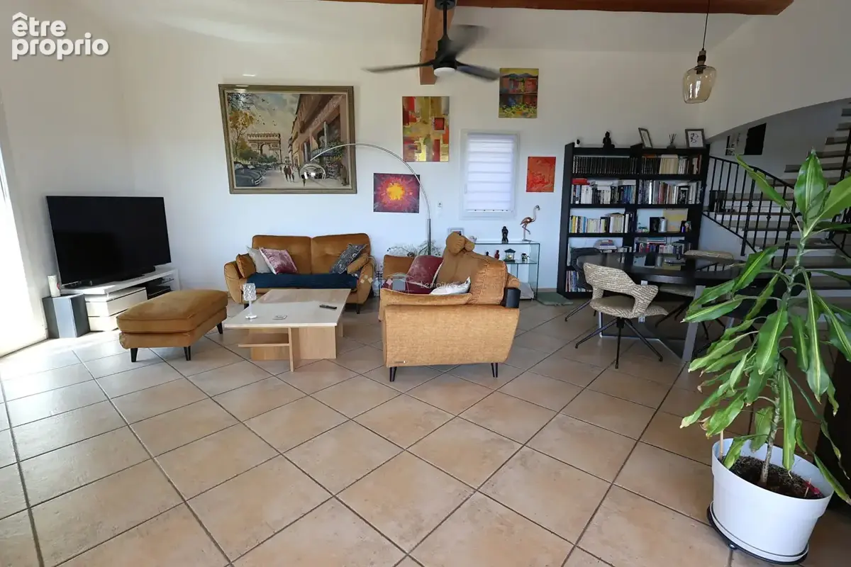 Villa Le Tignet 130 m²  sur terrain de 1500 m² avec piscine et belle vue - photo 9