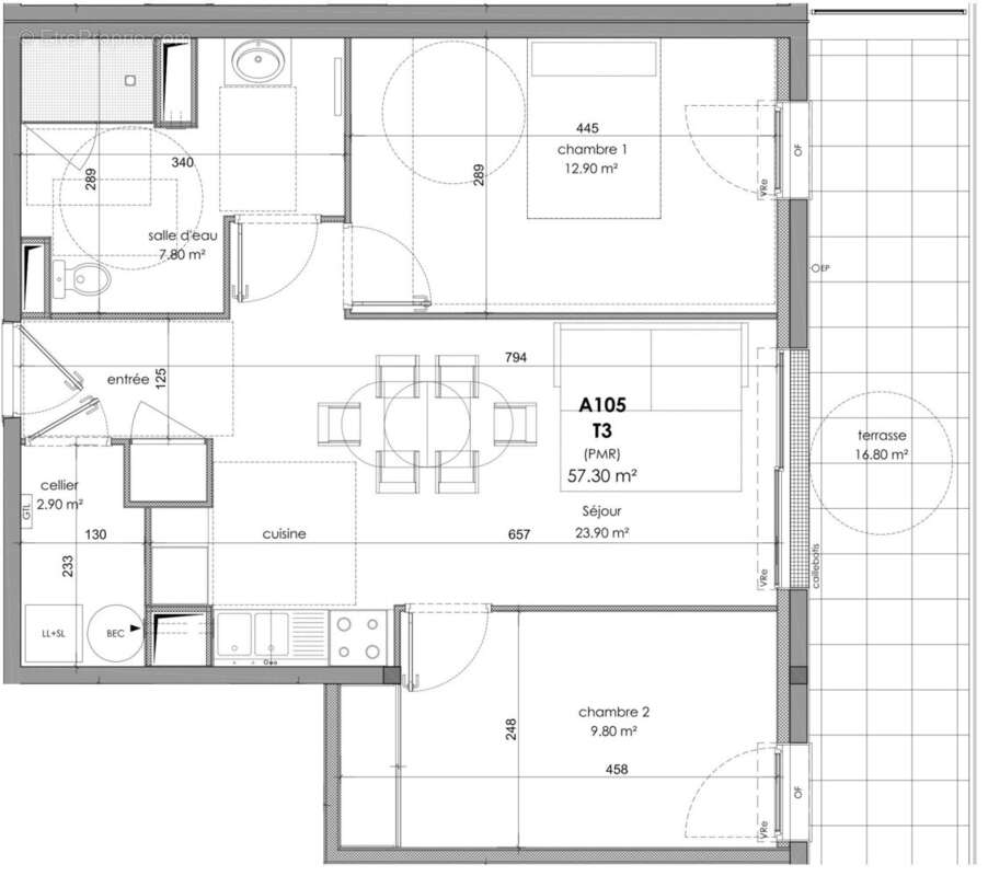 Appartement à TREGASTEL
