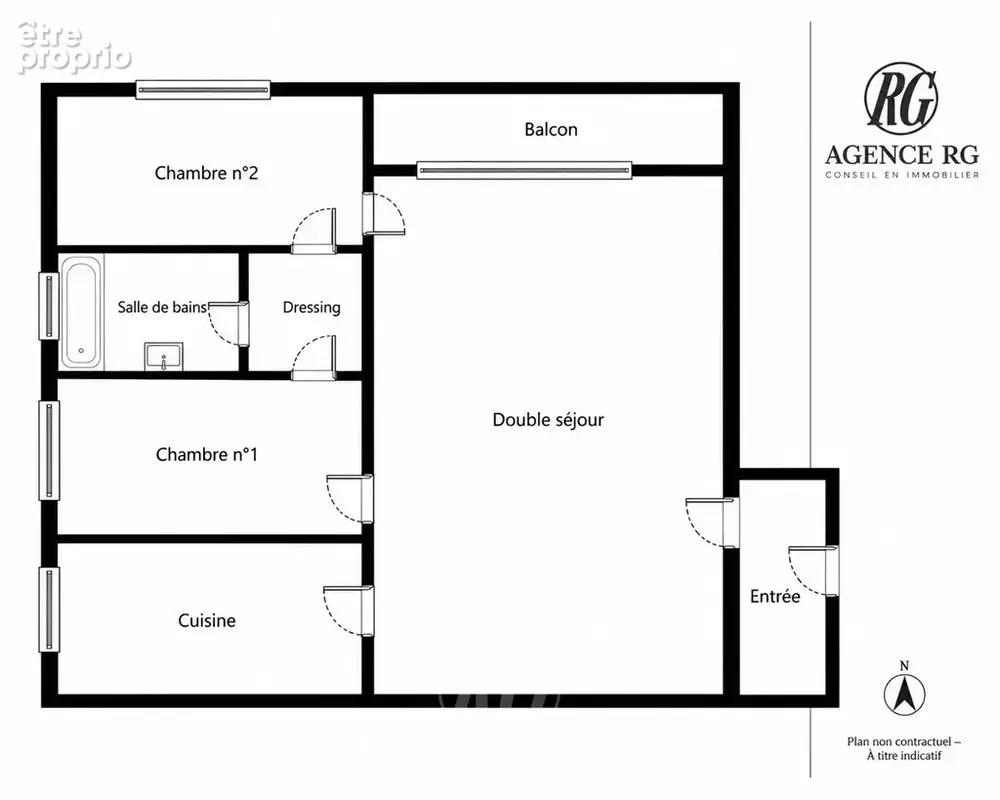 Appartement 3 pièces en excellent état en centre-ville - photo 9