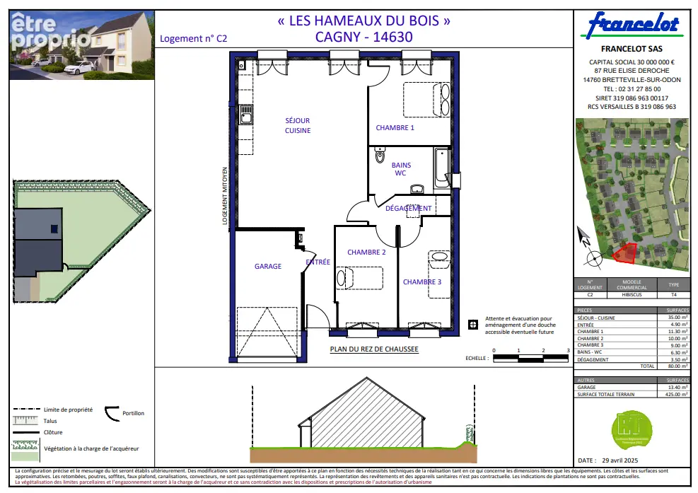 Cagny Maison PLAIN PIED neuve 80m2 - photo 2