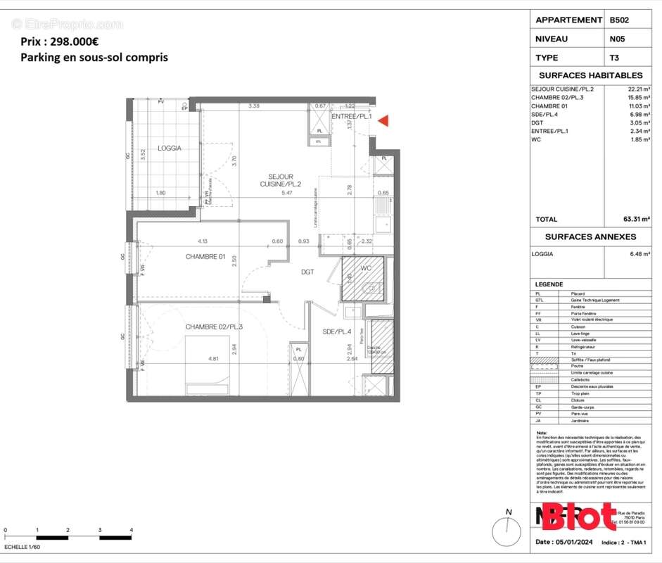 Appartement à LORIENT