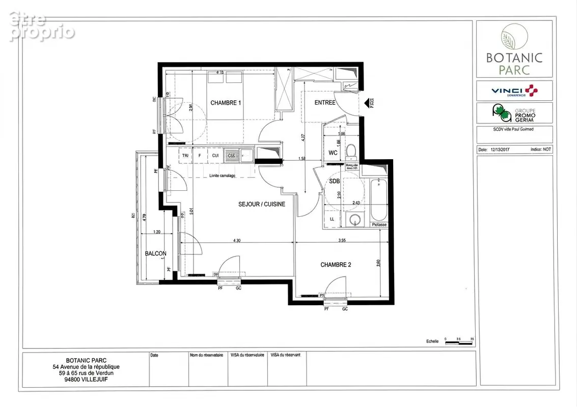 Appartement Villejuif 3 pièce(s) 62 m2 - photo 12