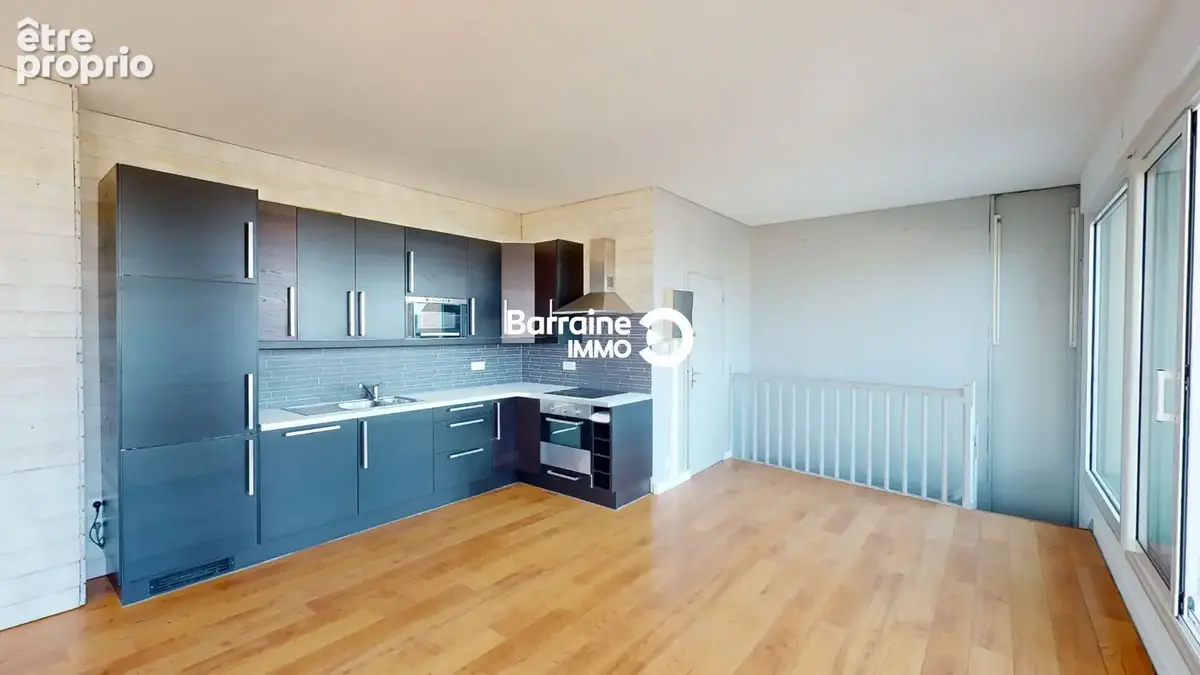 A vendre brest kerinou appartement duplex t6 4 chambres dernier etage ascenseur parking  garage terrasse de 40m² vue panoramique - photo 9