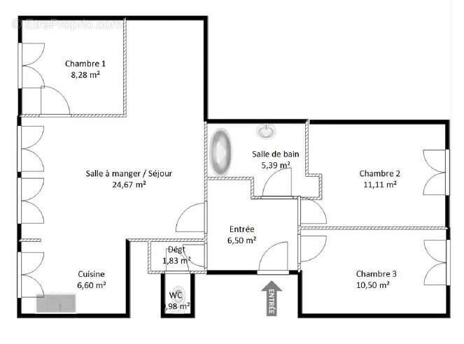 Appartement à CHAVILLE