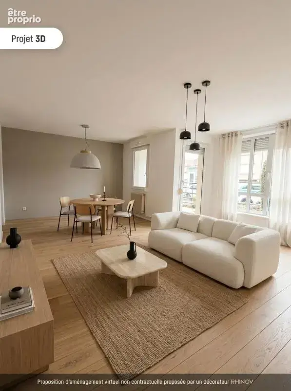 METZ – Quartier Ste Thérèse/ Nouvelle ville- Bel appartement F3/4  RDC  avec Balcon - photo 1