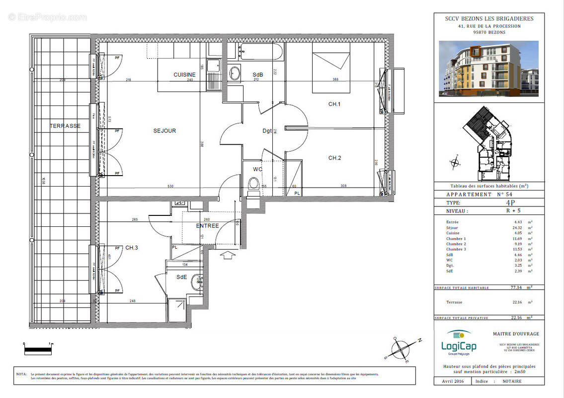 Appartement à BEZONS