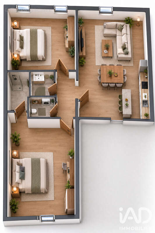 Appartement 100 m² à Noveant-Sur-Moselle  - photo 2