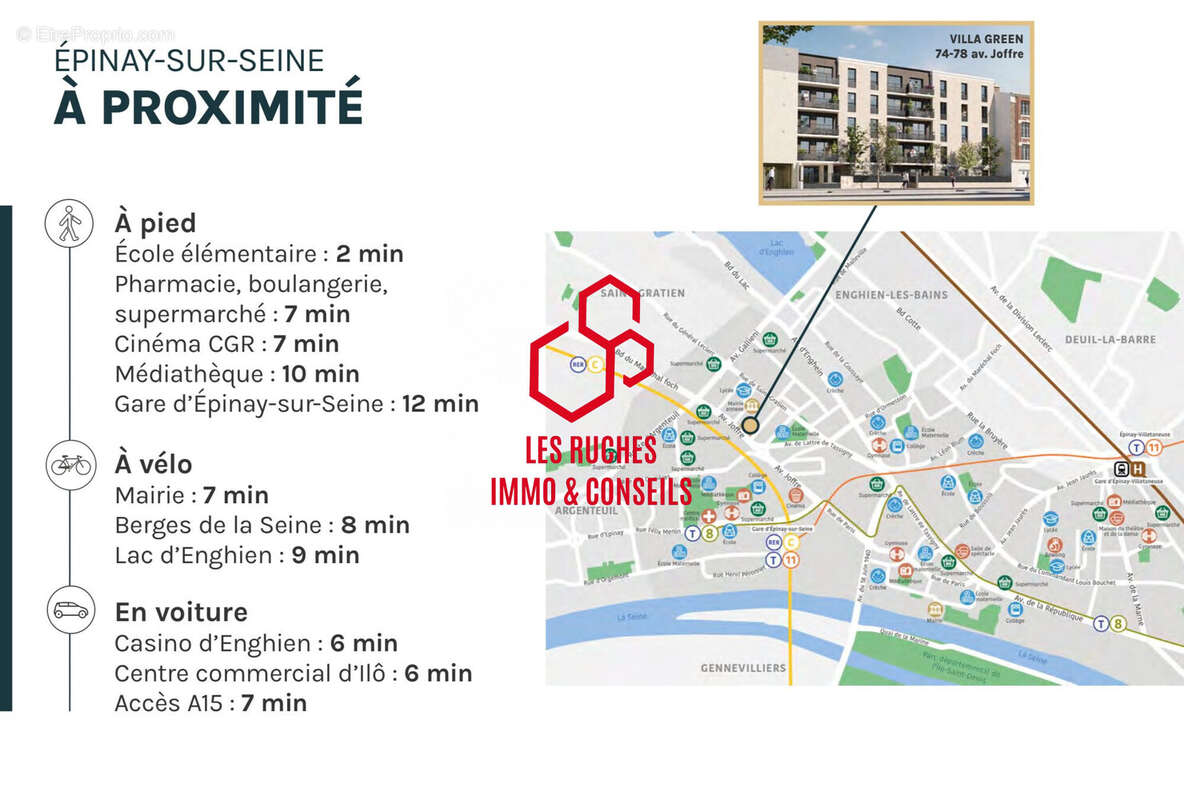 Appartement à EPINAY-SUR-SEINE